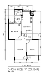 Blk 283 Tampines Street 22 (Tampines), HDB 3 Rooms #201798192